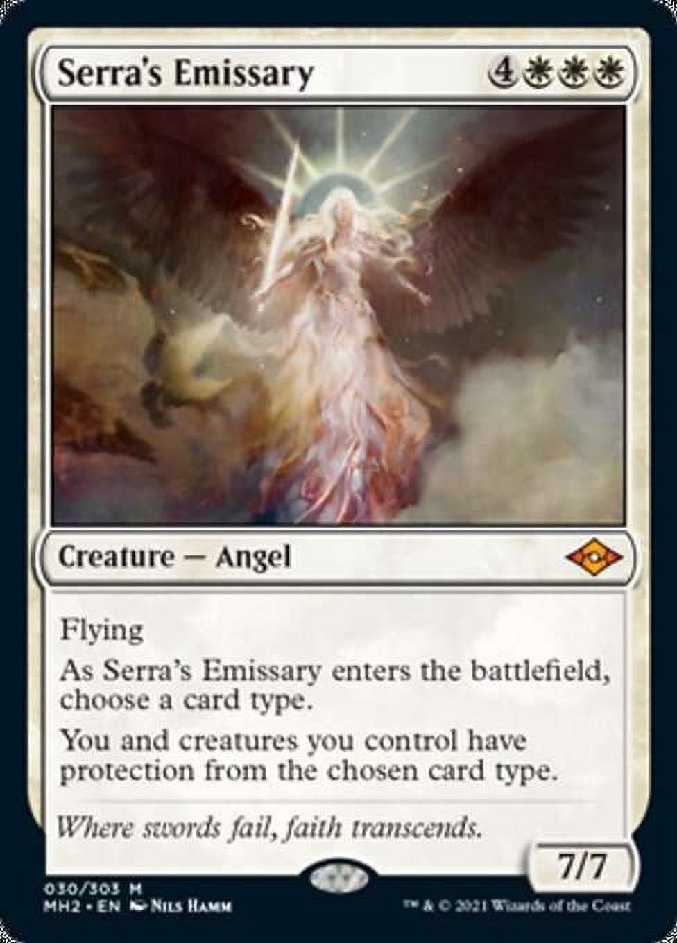 MtG Modern Horizons 2 Mythic Rare Serra's Emissary