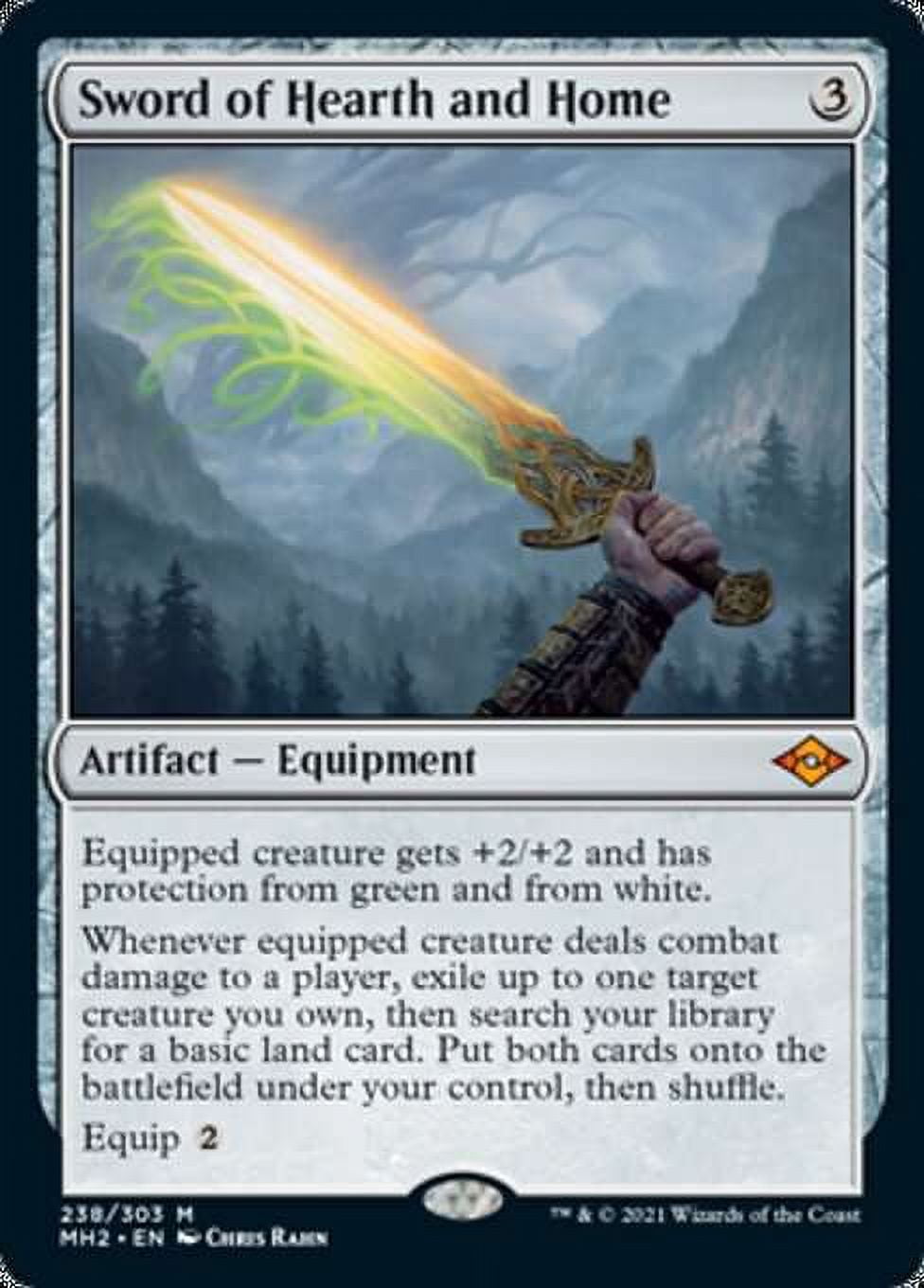 MtG Modern Horizons 2 Mythic Rare Sword of Hearth and Home #238