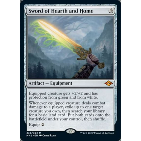 MtG Modern Horizons 2 Mythic Rare Sword of Hearth and Home #238