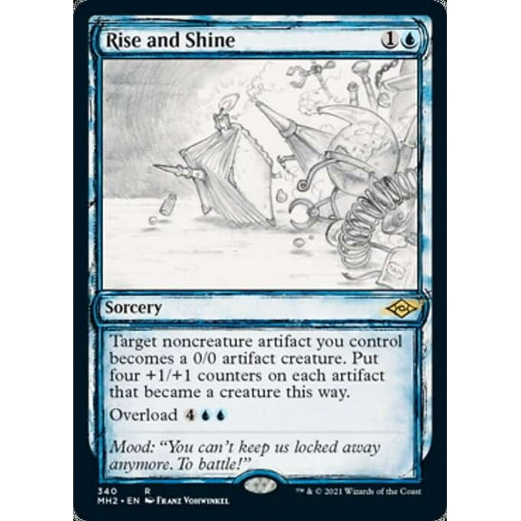 MtG Modern Horizons 2 Rare Rise and Shine (Showcase) #340