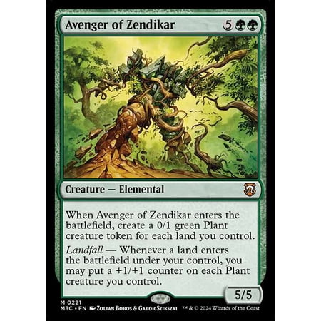 MtG Modern Horizons 3 Commander Mythic Rare Avenger of Zendikar #221