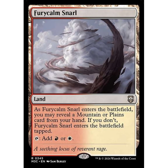 MtG Modern Horizons 3 Commander Rare Furycalm Snarl #345