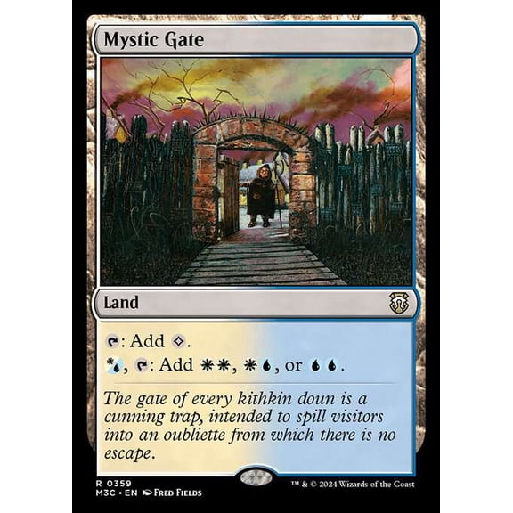 MtG Modern Horizons 3 Commander Rare Mystic Gate #359