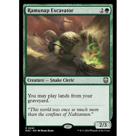 MtG Modern Horizons 3 Commander Rare Ramunap Excavator #241