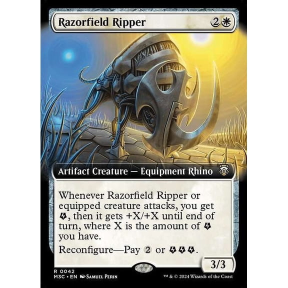 MtG Modern Horizons 3 Commander Rare Razorfield Ripper #42