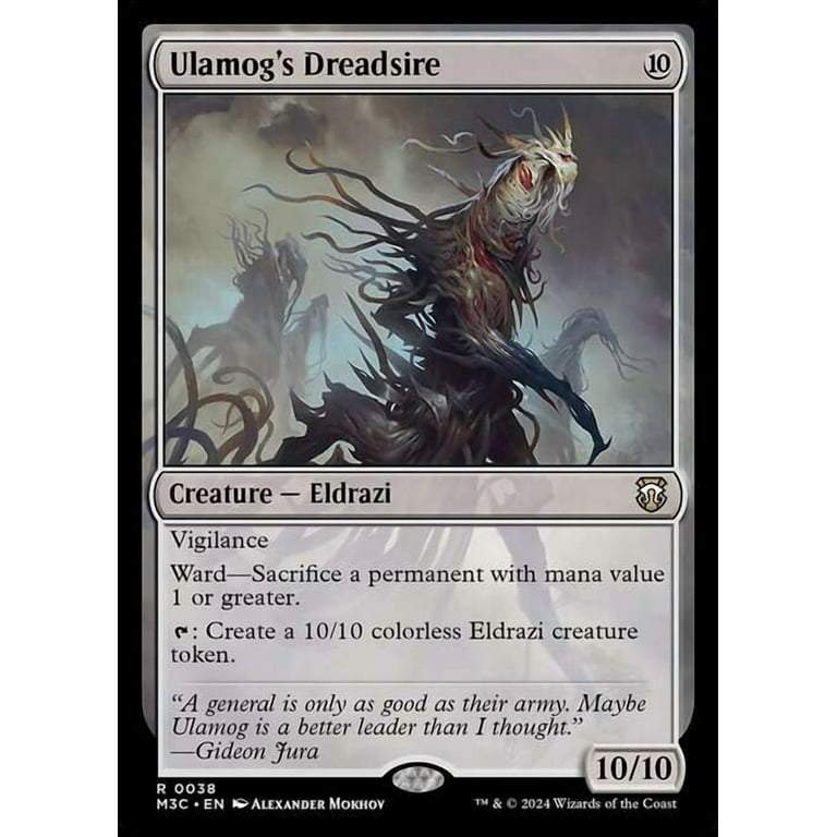 MtG Modern Horizons 3 Commander Rare Ulamog's Dreadsire #38 - Walmart.com
