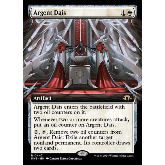 MtG Modern Horizons 3 Rare Argent Dais (Extended Art FOIL) #447