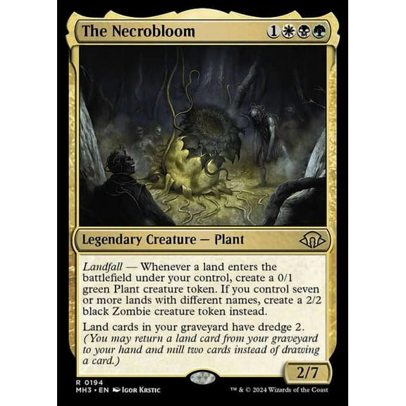 MtG Modern Horizons 3 Rare The Necrobloom #194