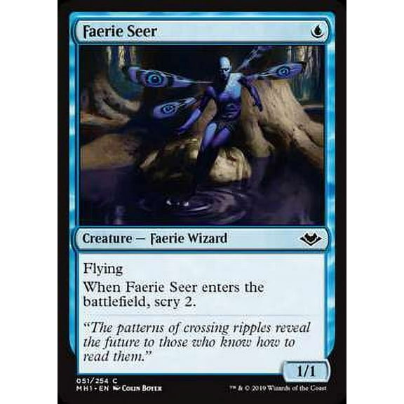 MtG Modern Horizons Common Faerie Seer (Foil) #51