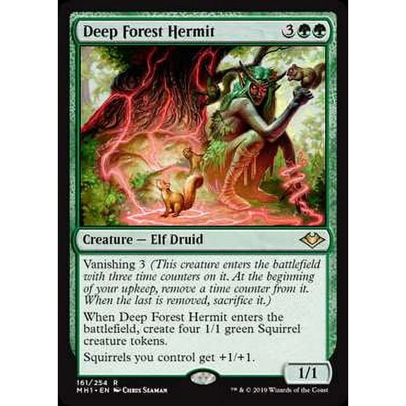 MtG Modern Horizons Rare Deep Forest Hermit #161