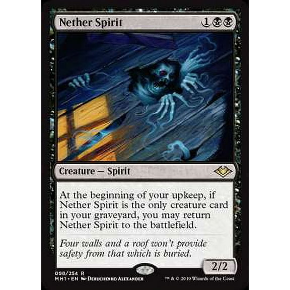 MtG Modern Horizons Rare Nether Spirit (Foil) #98