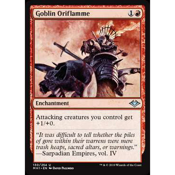 MtG Modern Horizons Uncommon Goblin Oriflamme #130