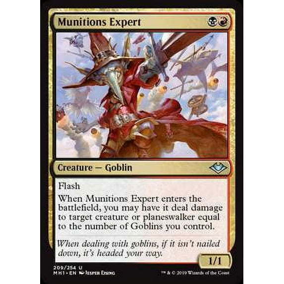 MtG Modern Horizons Uncommon Munitions Expert #209