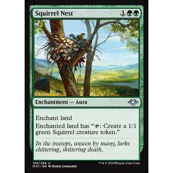 MtG Modern Horizons Uncommon Squirrel Nest #182