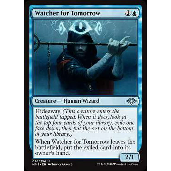 MtG Modern Horizons Uncommon Watcher for Tomorrow (Foil) #76