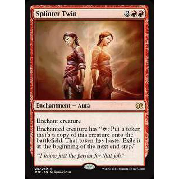 MtG Modern Masters 2015 Rare Splinter Twin #129