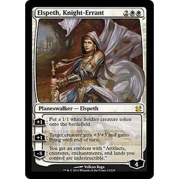 MtG Modern Masters Mythic Rare Elspeth, Knight-Errant (Foil) #13