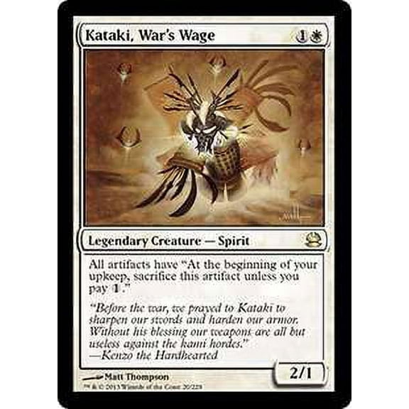 MtG Modern Masters Rare Kataki, War's Wage #20