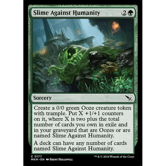 MtG Murders at Karlov Manor Common Slime Against Humanity #177