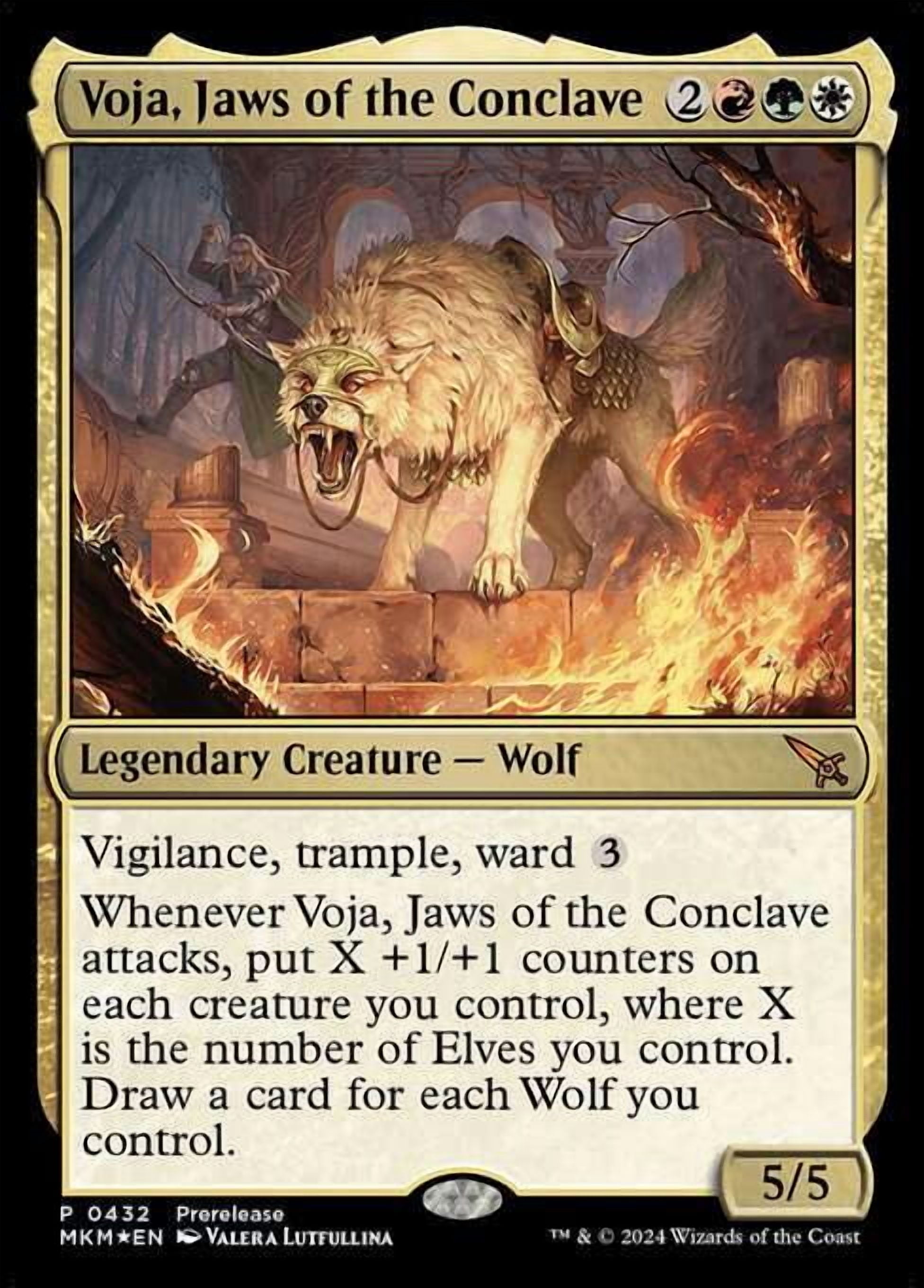MtG Murders at Karlov Manor Mythic Rare Voja, Jaws Jamaica | Ubuy