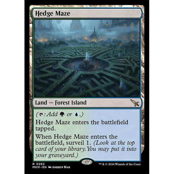 MtG Murders at Karlov Manor Rare Hedge Maze #262