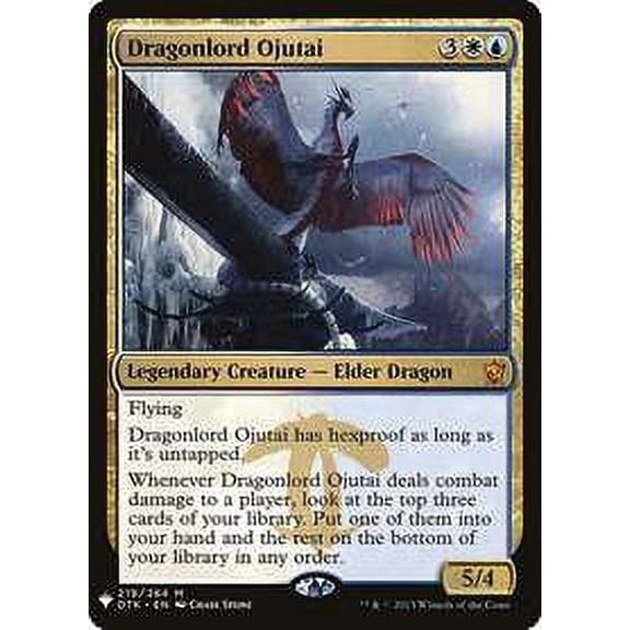 MtG Mystery Booster Dragonlord Ojutai #219