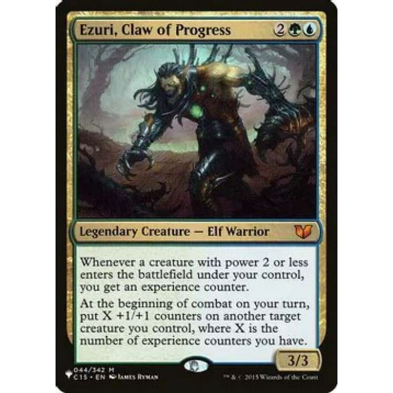 MtG Mystery Booster Mythic Rare Ezuri, Claw of Progress #44