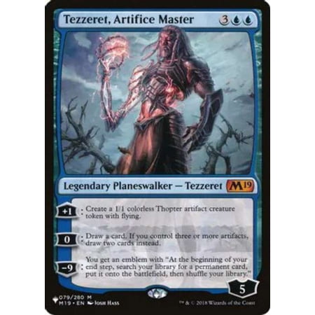 MtG Mystery Booster Mythic Rare Tezzeret, Artifice Master #79