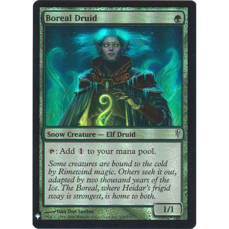 MtG Mystery Booster / The List Common Boreal Druid (FOIL) #105 MtG Mystery Booster / The List Common Boreal Druid (FOIL) #105