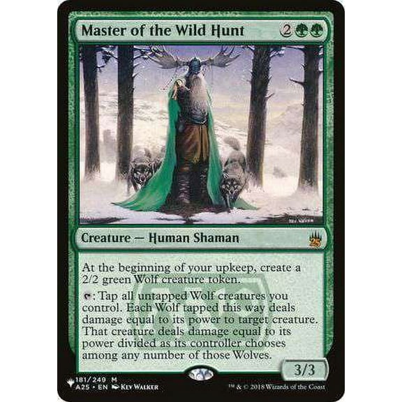 MtG Mystery Booster / The List Mythic Rare Master of the Wild Hunt #181