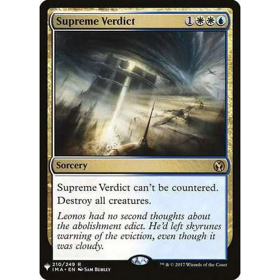 MtG Mystery Booster / The List Rare Supreme Verdict #210
