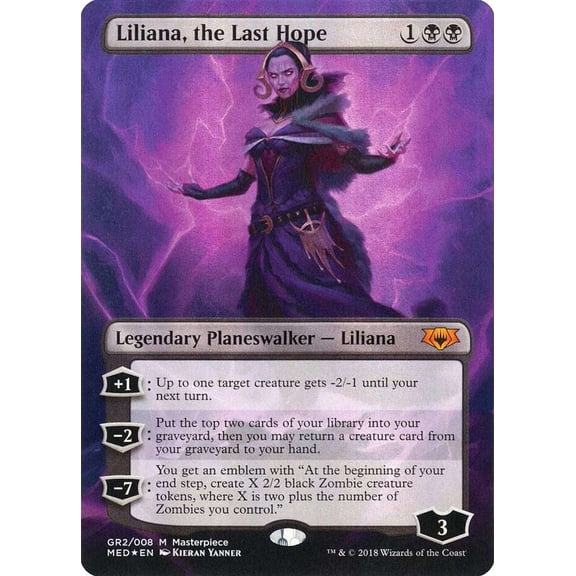 MtG Mythic Edition: Guilds of Ravnica Mythic Rare Liliana, the Last Hope #GR2