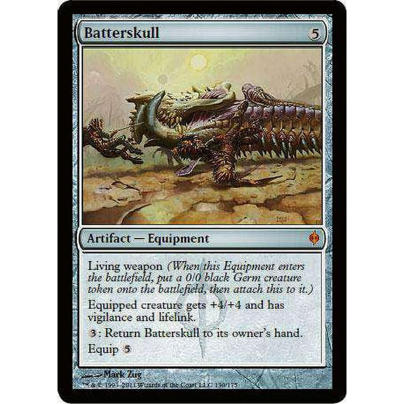 MtG New Phyrexia Mythic Rare Batterskull #130