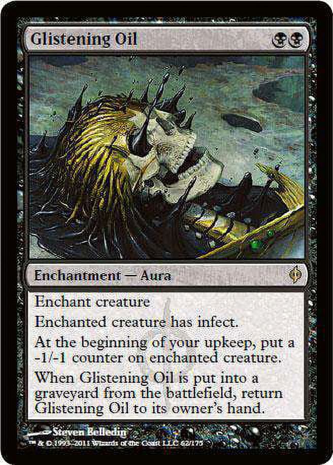 MtG New Phyrexia Rare Glistening Oil #62