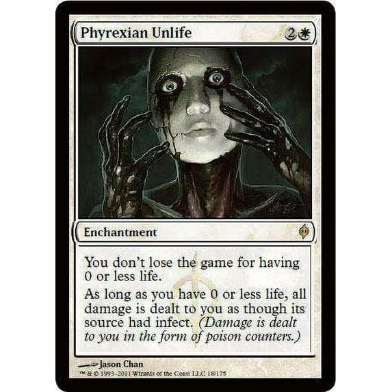 MtG New Phyrexia Rare Phyrexian Unlife #18