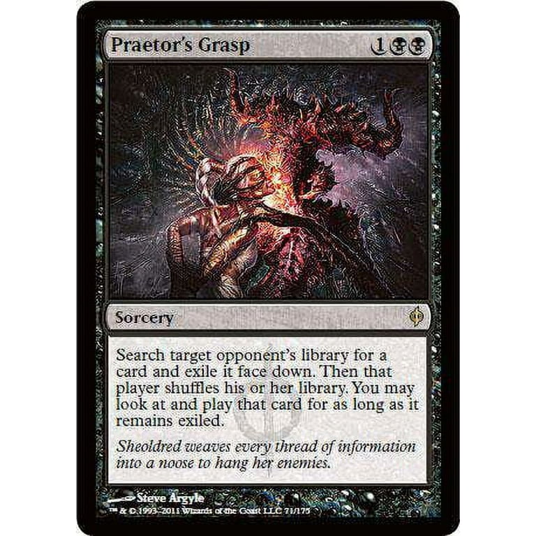 MtG New Phyrexia Rare Praetor's Grasp #71 - Walmart.com
