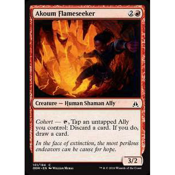 MtG Oath of the Gatewatch Common Akoum Flameseeker (Foil) #101