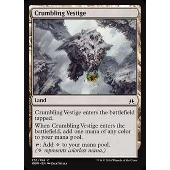 MtG Oath of the Gatewatch Common Crumbling Vestige (Foil) #170