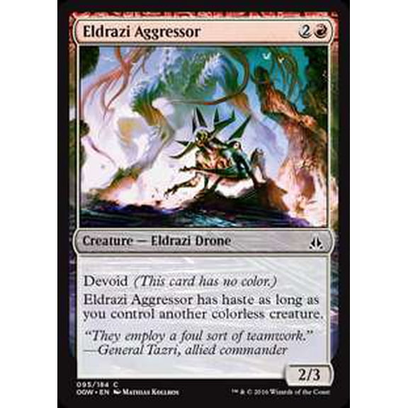 MtG Oath of the Gatewatch Common Eldrazi Aggressor (Foil) #95
