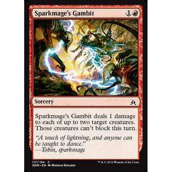 MtG Oath of the Gatewatch Common Sparkmage's Gambit (Foil) #117