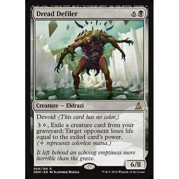 MtG Oath of the Gatewatch Rare Dread Defiler (Foil) #68
