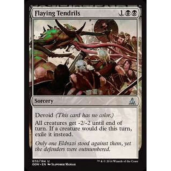 MtG Oath of the Gatewatch Uncommon Flaying Tendrils (Foil) #70