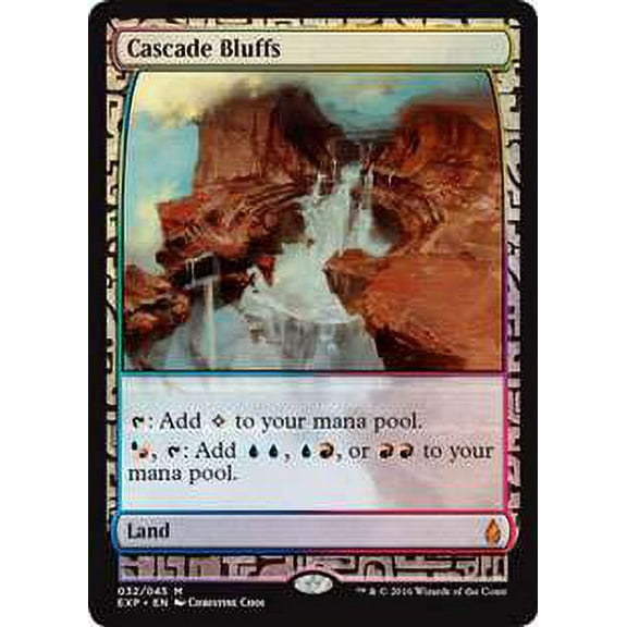 MtG Oath of the Gatewatch Uncommon Foil Uncommon Cascade Bluffs (Zendikar Expedition)