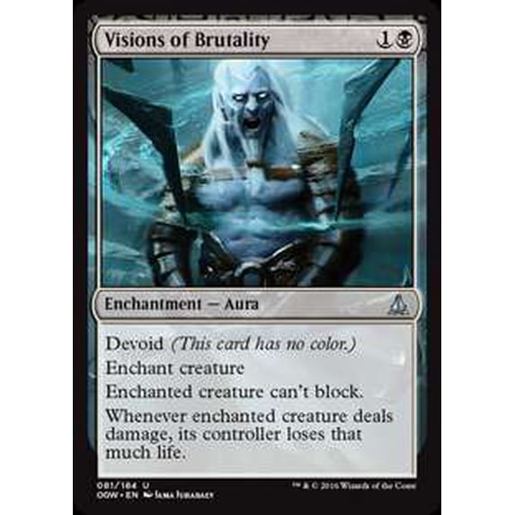 MtG Oath of the Gatewatch Uncommon Visions of Brutality (Foil) #81