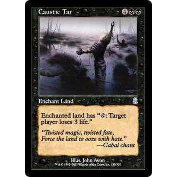 MtG Odyssey Uncommon Caustic Tar #122