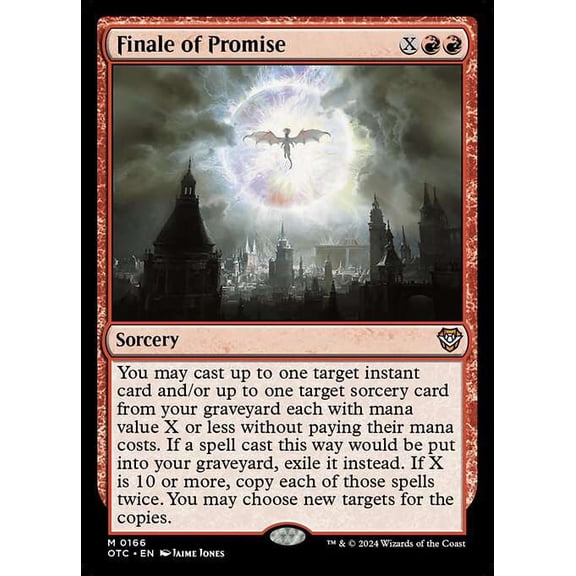 MtG Outlaws of Thunder Junction Commander Mythic Rare Finale of Promise #166