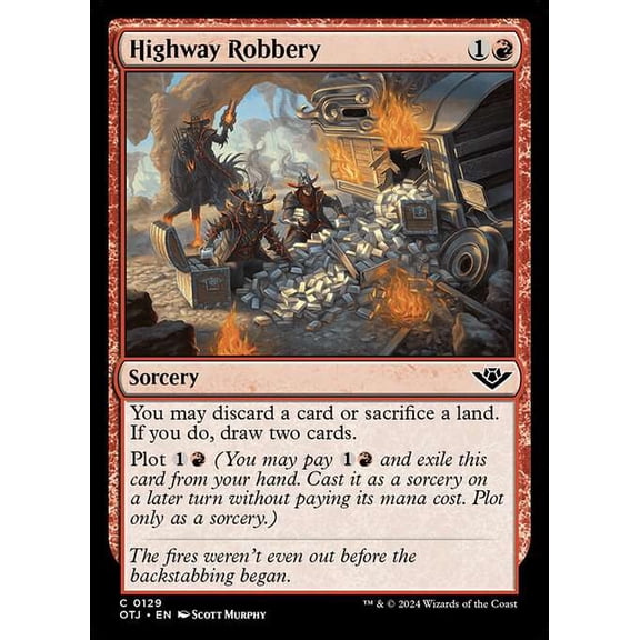 MtG Outlaws of Thunder Junction Common Highway Robbery #129