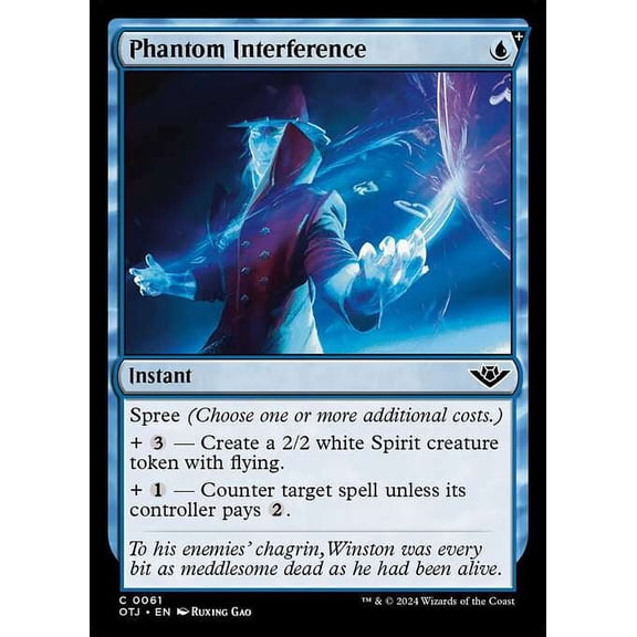 MtG Outlaws of Thunder Junction Common Phantom Interference #61