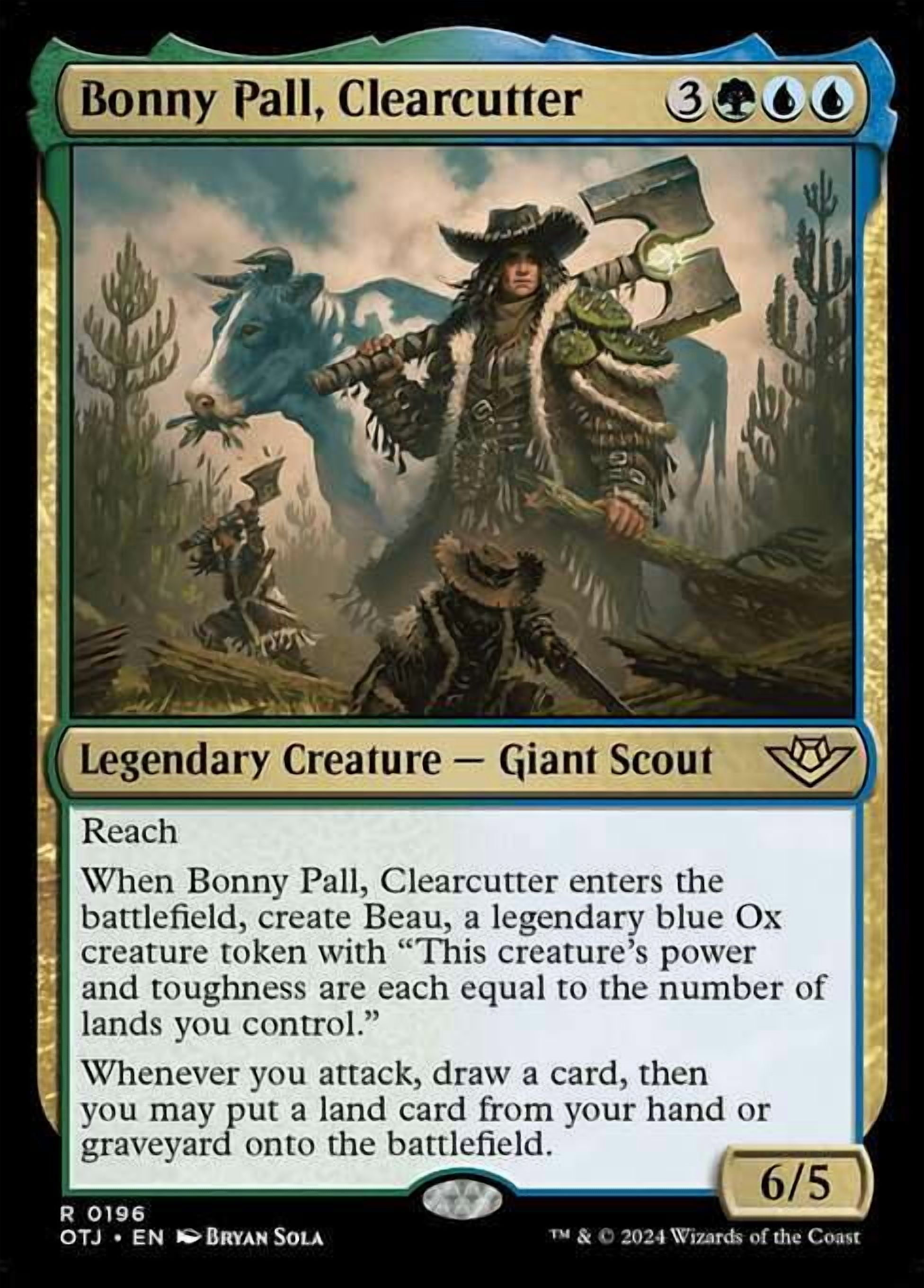 MtG Outlaws of Thunder Junction Rare Bonny Pall, Clearcutter #196 - Walmart.com MtG Outlaws of Thunder Junction Rare Bonny Pall, Clearcutter #196 - Walmart.com