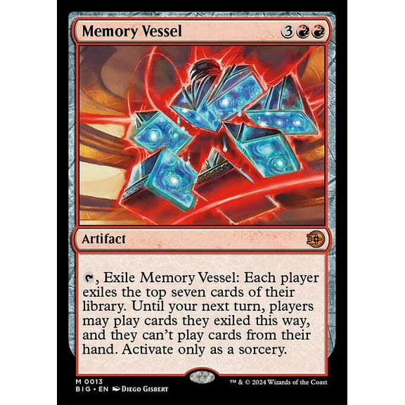 MtG Outlaws of Thunder Junction The Big Score Mythic Rare Memory Vessel #13